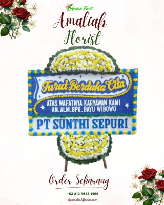 Papan Bunga Duka di Patangkep Tutui
